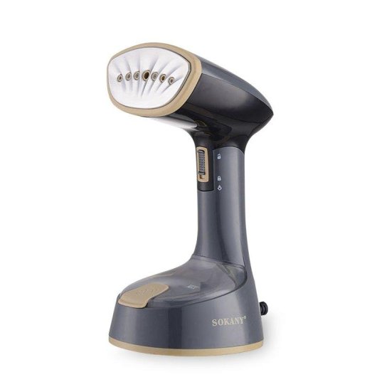 Plancha Vapor Vertical Portátil Dam Electronics 1300W Encendido Rápido Sistema 360 Grados