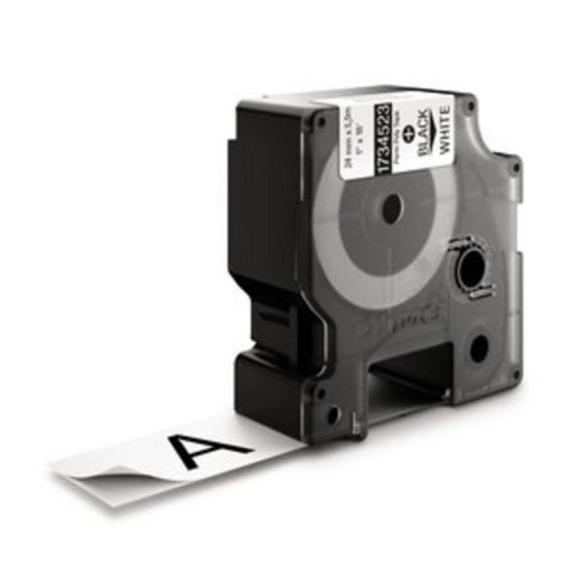 Nastro per stampanti etichette DYMO Rhino 24 mm x 5,5 m nero su bianco