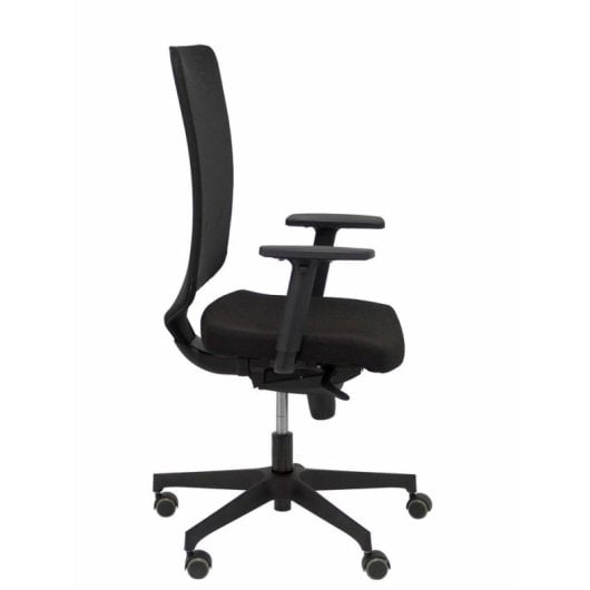 Cadeira de Escritório Piqueras y Crespo Ossa Negra Ergonómica com Mecanismo Síncrono e Regulável em Altura