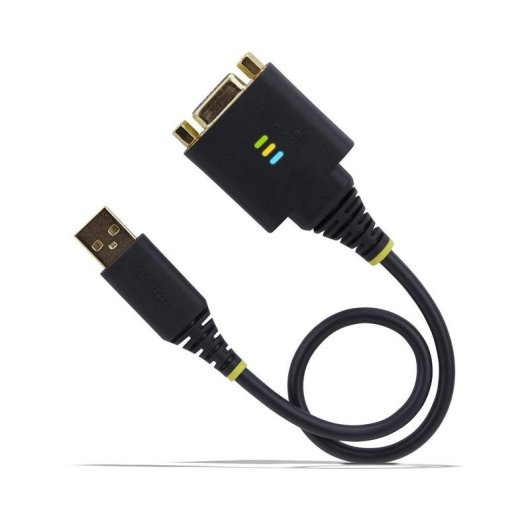 Cable Adaptador StarTech USB a Serie RS-232 de 30cm con Retención COM