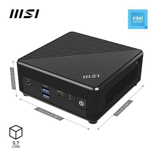 Mini PC MSI Cubi N ADL-007DE Intel N100 4GB 128GB SSD UHD Graphics Windows 11 Pro Dual LAN