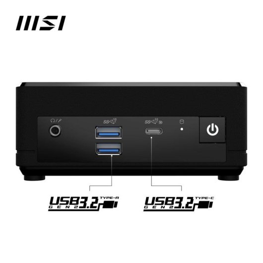 Mini PC MSI Cubi N ADL-007DE Intel N100 4GB 128GB SSD UHD Graphics Windows 11 Pro Dual LAN