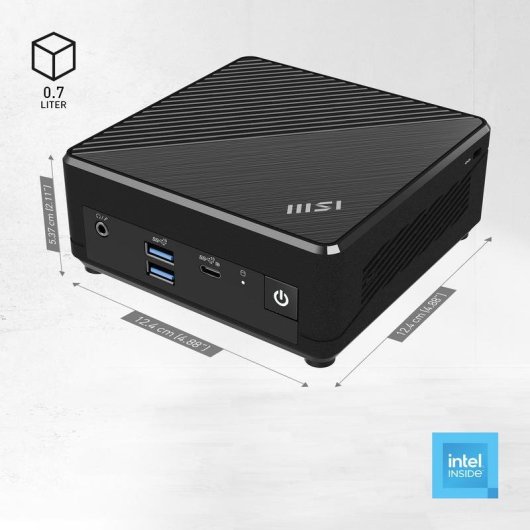 Mini PC MSI Cubi N ADL-007DE Intel N100 4GB 128GB SSD UHD Graphics Windows 11 Pro Dual LAN