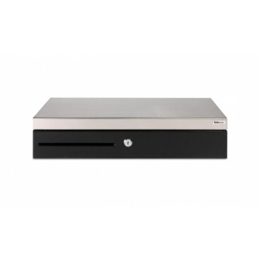 Cajón de efectivo Safescan SD-4617 PVC y acero negro/plata 460x170x100 mm