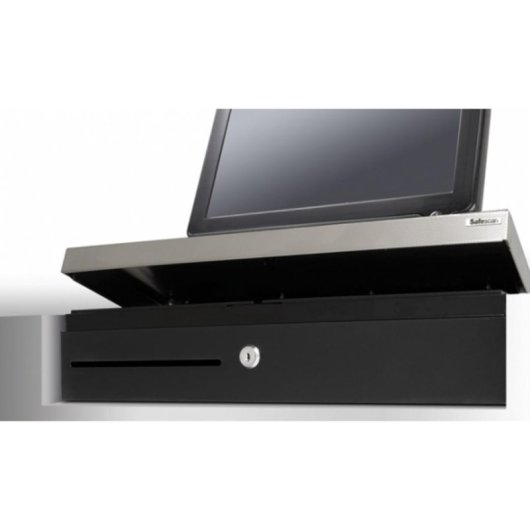 Cajón de efectivo Safescan SD-4617 PVC y acero negro/plata 460x170x100 mm