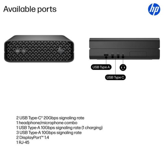 Mini PC HP Z2 Mini G1i Intel Core Ultra 9 285K 32GB 1TB SSD RTX 2000 Ada Windows 11 Pro WiFi 7