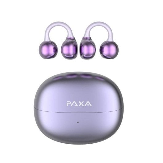 Auriculares Paxa Paxa-c06 inalámbricos Bluetooth para uso diario con carga rápida morados