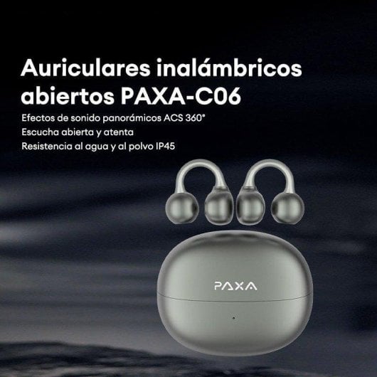 Auriculares Paxa Paxa-c06 inalámbricos Bluetooth para uso diario con carga rápida morados