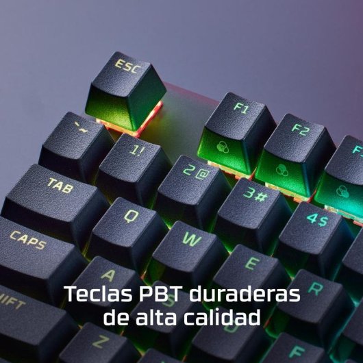 Teclado HyperX Alloy Origins PBT mecánico compacto con teclas PBT y retroiluminación RGB