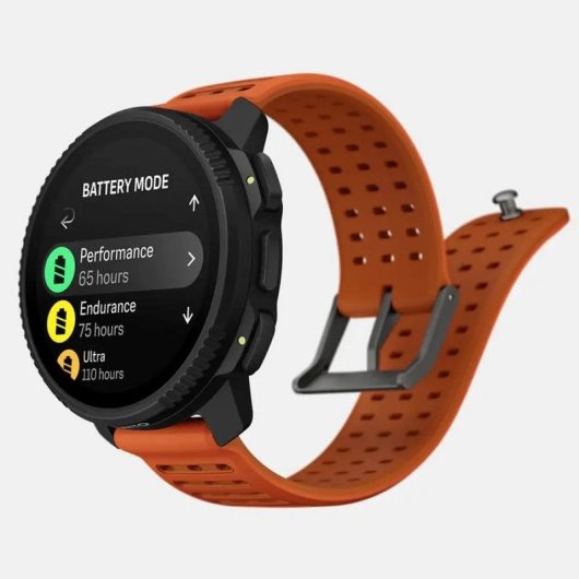 Suunto Vertical 2 Bluetooth GPS 49mm AMOLED Negro Correa Naranja M Resistente Agua 100m SpO2 Pulsómetro