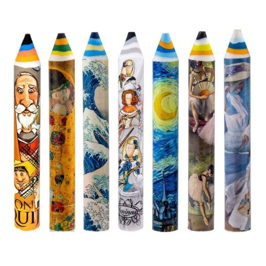 Set de Gomas de Borrar Javier Extra-grandes Formato Lápiz Diseño Flamenco