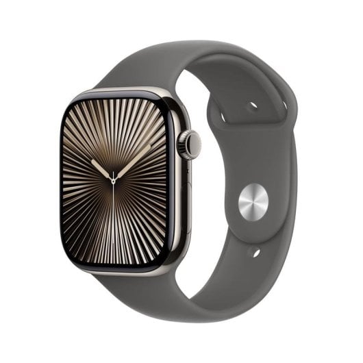 Apple Watch Series 10 GPS 4G OLED 46mm Titan Grau M/L Wasserdicht 50m Pulsmesser