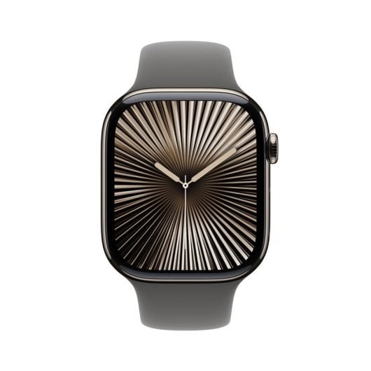 Apple Watch Series 10 GPS 4G OLED 46mm Titan Grau M/L Wasserdicht 50m Pulsmesser
