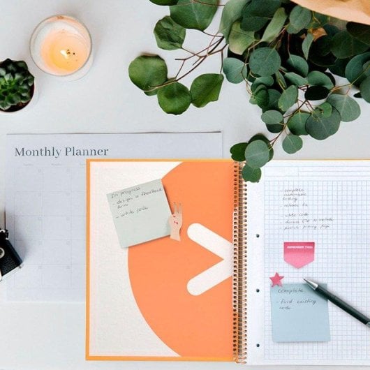 Quaderno A4 Antartik Spirale Copertina Rigida 5 Bande Colore Giallo Senape