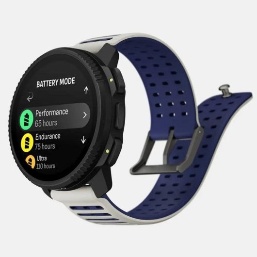 Suunto Vertical 2 GPS Bluetooth 49mm AMOLED Noir Bracelet Bleu M Étanche 100m SpO2 Pulsomètre