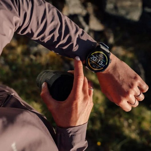Suunto Vertical 2 GPS Bluetooth 49mm AMOLED Noir Bracelet Bleu M Étanche 100m SpO2 Pulsomètre
