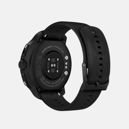 Suunto Race 2 Bluetooth GPS 49mm AMOLED Noir M Étanche SpO2 Pulsomètre Alarme SOS