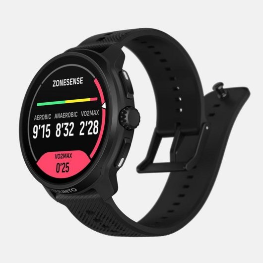 Suunto Race 2 Bluetooth GPS 49mm AMOLED Noir M Étanche SpO2 Pulsomètre Alarme SOS