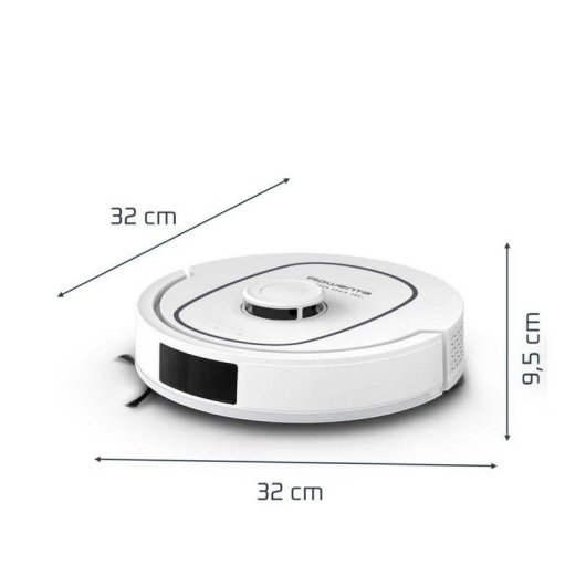 Aspirador Robô Rowenta X-Plorer 380+ Navegação Laser 4 Níveis 120 Minutos