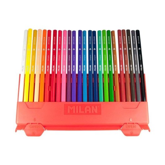 Estuche Milan Flexibox 24 Lápices Triangulares Madera Sostenible