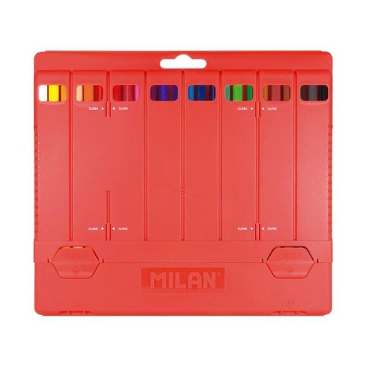 Estuche Milan Flexibox 24 Lápices Triangulares Madera Sostenible