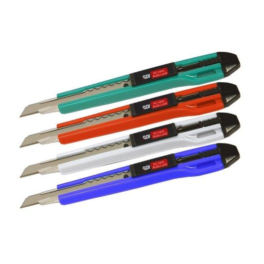 Cutter SDI Ingenuity con Cuchilla de 9 mm y Autobloqueo para Manualidades