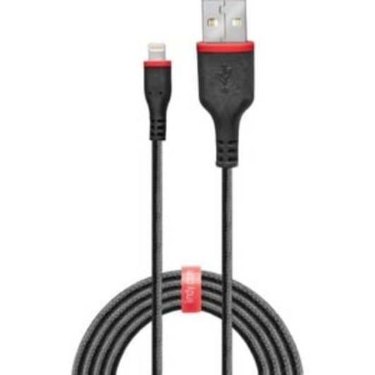 Cable Lightning Lindy 31291 1 m USB A Macho Negro