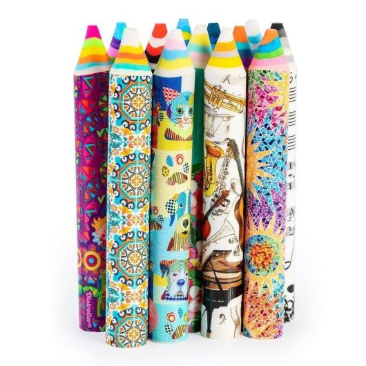 Gomma da cancellare a forma di matita Javier Señoras Playa - Set di 2