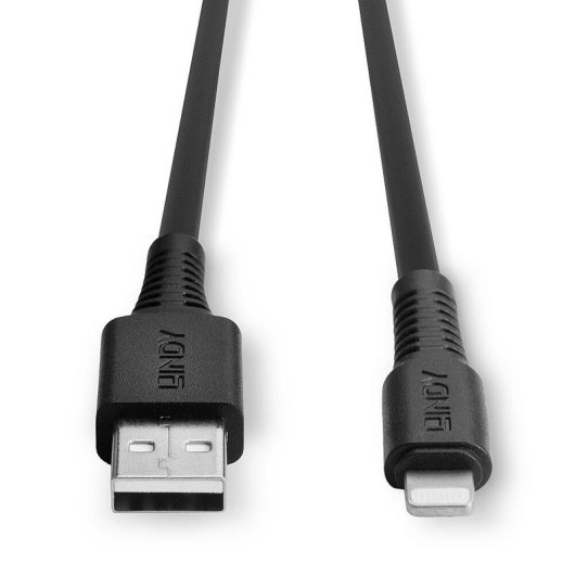 Cable Lightning Lindy 31322 3 m USB A a Macho Negro
