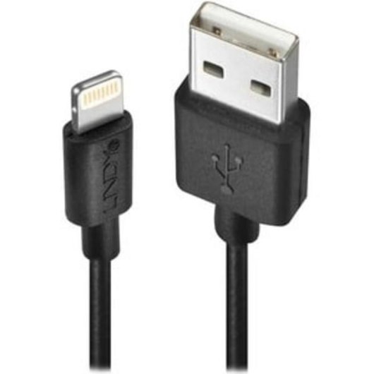 Cable Lightning Lindy 31322 3 m USB A a Macho Negro