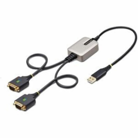 Adaptador USB a 2 Puertos Serie StarTech de 60cm con Retención COM