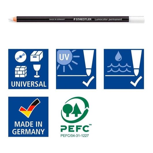 Blister com 6 lápis de cor permanentes Staedtler Design Journey