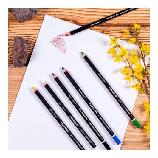 Blister com 6 lápis de cor permanentes Staedtler Design Journey