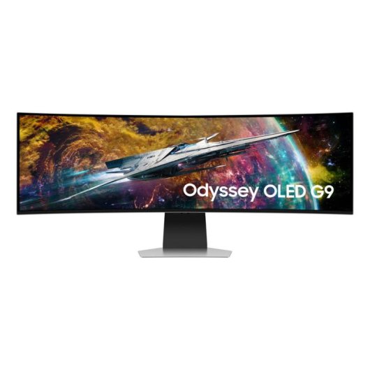 Monitor Samsung G95SC 49" Dual QHD 240Hz OLED Curvo HDR10+ FreeSync G-SYNC Altura Ajustável
