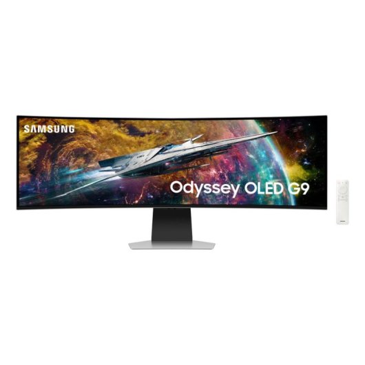 Monitor Samsung G95SC 49" Dual QHD 240Hz OLED Curvo HDR10+ FreeSync G-SYNC Altura Ajustável