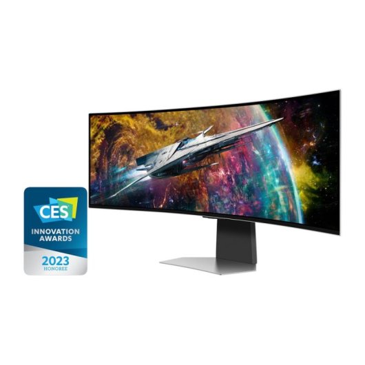 Monitor Samsung G95SC 49" Dual QHD 240Hz OLED Curvo HDR10+ FreeSync G-SYNC Altura Ajustável