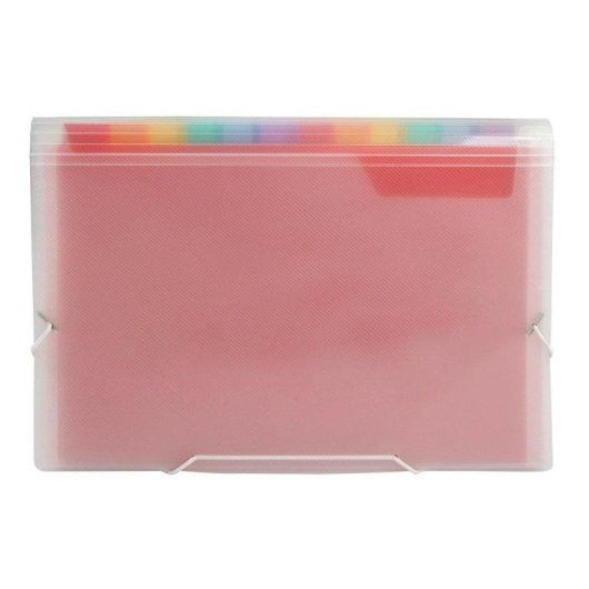 Carpeta Clasificadora Liderpapel Spectrafile Fuelle Polipropileno DIN A5 Transparente