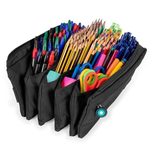 Estuche Escolar Grafoplás Portatodo Cuádruple de Alta Capacidad