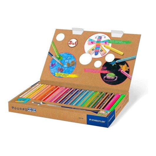 Caja de lápices de colores Staedtler Noris Junior extra gruesos 18 unidades