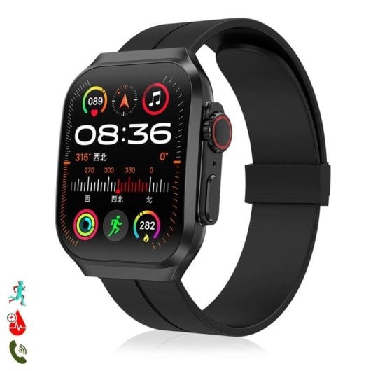 Dam Electronics OP88 Bluetooth 1,95" AMOLED Curvo IP67 Cardio ECG Monitor