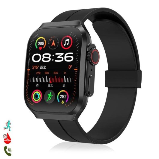 Dam Electronics OP88 Bluetooth 1,95" AMOLED Curvo IP67 Cardio ECG Monitor
