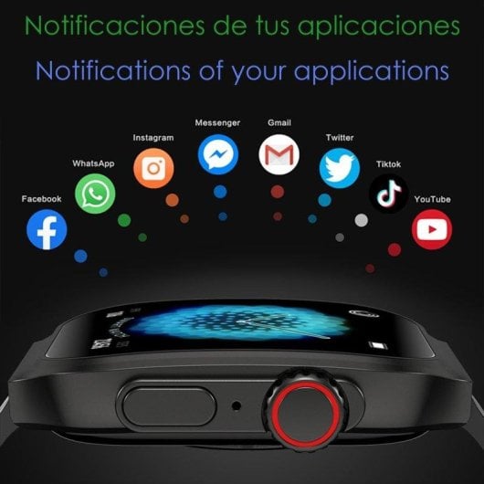 Dam Electronics OP88 Bluetooth 1,95" AMOLED Curvo IP67 Cardio ECG Monitor