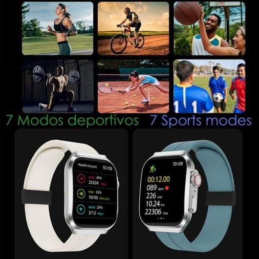 Dam Electronics OP88 Bluetooth 1,95" AMOLED Curvo IP67 Cardio ECG Monitor