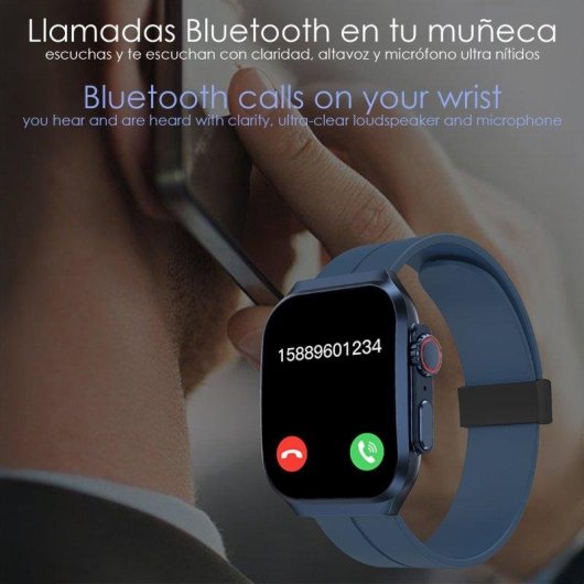 Dam Electronics OP88 Bluetooth 1,95" AMOLED Curvo IP67 Cardio ECG Monitor
