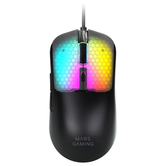 Mars Gaming Mm-viper Ratón Gaming 12800 Dpi 56g Rgb Chroma Negro