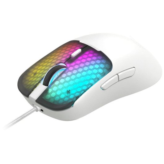 Rato Mars Gaming MM-VIPER USB-A USB-C 12800 DPI Branco RGB 56g