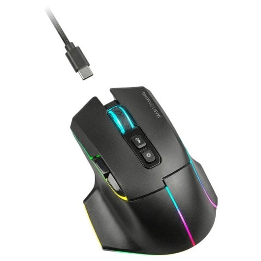 Mars Gaming Mmw-vector Ratón Inalámbrico Tri-mode 12000 Dpi 70h Negro
