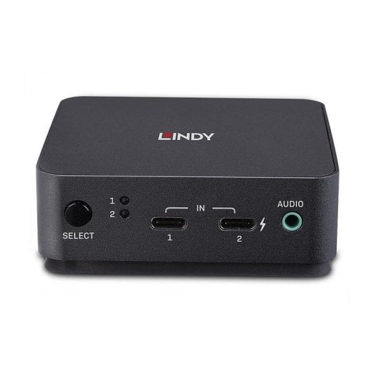 Interruptor KVM Lindy 42320 2 Puertos 4K Ultra HD DisplayPort