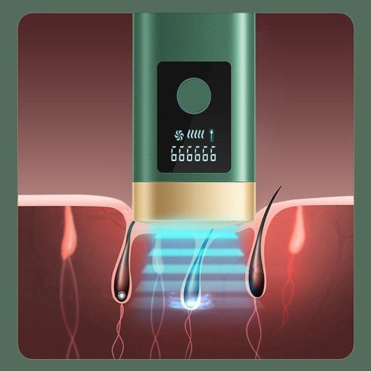 Depiladora Luz Pulsada IPL Dam Electronics 023 IPL 9900000 Facial y Corporal Pantalla LCD