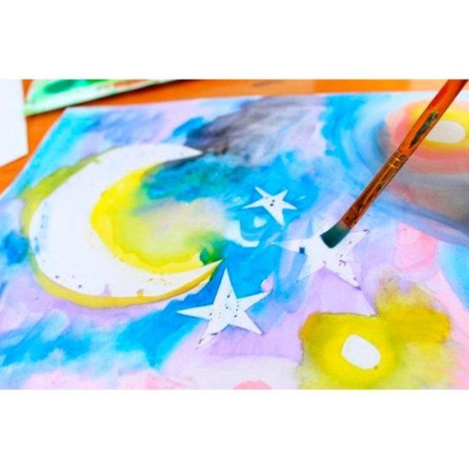 Scatola di Aquarelle Pelikan con 12 Colori Intensi e Pennello Incluso